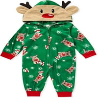 Viworld Porodica koja odgovara Božićne pidžame setovi dugih rukava Top i duge hlače za odmor za odmor