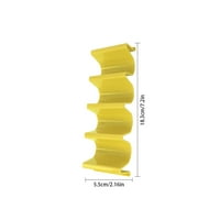 Pozdrav, Fancy Taco Holder Restoran Street Food Cart Taco Sendvič prikaz stalak u obliku postolja, žuti,