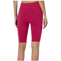 Clearance ispod $ Cotonie ženske bermuda joge kratke hlače visoke zvezom za žene za žene Tummy Controls