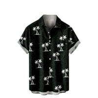 Odeerbi Havajska majica za muškarce Grafičke majice Ležerne prilike za ispis Tshantdown majica s kratkim