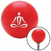 Simbol bijelog meditacije crveni gumb s promjenom sa 1. umetnite Shifter Auto Priručnik