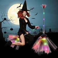 Clearsance Halloween Dekoracija vještica Flying metla sa LED laganim partijskim plesnim kostima