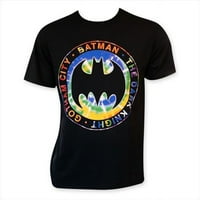 Batman Tie Dye Tamna Knight Logo majica - Srednja
