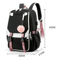 Putni ruksaci za laptop za ženski ruksak sa više pregrada za školski stilski ruksak s USB priključkom