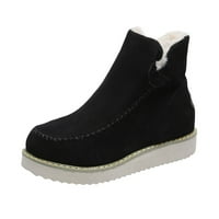 Ketyyh-Chn Womenske cipele sa gležnjače Platforma modne čizme High potpetice Combet Boots Crno, 42