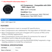C kompresor - kompatibilan sa - Jaguar XJ 2008