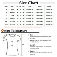 STAMZOD THIRTS majice za žene V-izrez Print majice Modne udobne ženske bluze vrhovi čišćenje