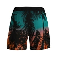 Muški trendovi Elastični struk čipkasti kupaći letnji kupaći kostimi Havaji tropske printeru hlače od