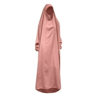 Baccocke haljine za žene casual abaya arapske žene kaftan ogrtač čvrste haljine ogrtače ženske haljine