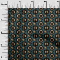 Onuone pamuk fle tacla plava tkanina cvjetna haljina materijala tkanina za ispis tkanina od dvorišta