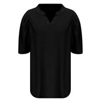 Ženski ljetni puff kratkih rukava Dressy Casual T majica Labavi radovi Bluze trendi
