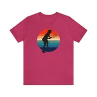 Teniska košulja za žene Retro Sunset Girl Unise Bella Canvas Premium