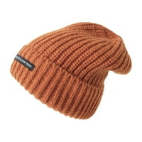 Žene Beanie Hat Pismo Ispisano zimsko toplo pleteno debelo vrećica Slouchy Beanie Skull CAP kabela Knezna