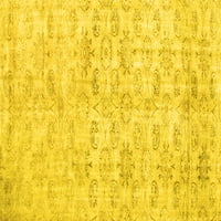 Ahgly Company Zatvoreni pravokutnik Perzijski žuti Tradicionalni prostirke, 2 '5'