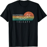 Studenta terapija Student od terapeuta od pomoćnika majica crna velika