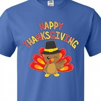 Inktastična sretna Dan zahvalnosti - slatka puretina u majici holgrim šešira