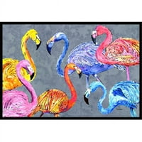 Carolines Treasures Flamingo si osjeti u zatvorenom ili vanjskom vratima - u