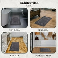 Gold Tekstil Luksuzni kvalitetni kupatilo New Premium pamučne mjere za kupanje velika siva