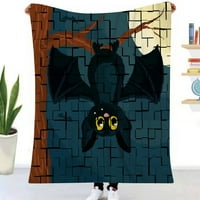 Halloween pokrivač-smiješna crtana pokrivač za spavaću sobu dnevni boravak Dorm party ukrasi, 180