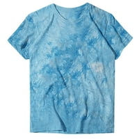 Miayilima Blue XL majice za žene Casual Fashion Top košulja Pulover okrugli vrat Odštampana majica Elegantna