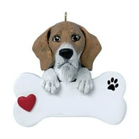 Biplut DIY privjesak za pse protiv bljesne božićne dekor i kosti uzorak slatka šarm privjesak za dom