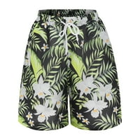 Ženske casualske kratke hlače Ljeto udobno plaže kratke hlače Elastični struk cvjetni print sa džepovima