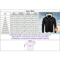 SNGXGN muške sportske odjeće pune zip hoodie sherpa obložene plaid kapuljače za muškarce, crne, veličine