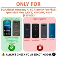 Talozna tanka futrola za telefon kompatibilna za LG Harmony 4, Xpression Plus 3, K40s, Fila Brasileiro