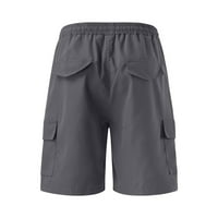 Hwmodou muške teretne pantalone kontrastne boje tiskane multi-džepove crtajući sportski proljetni ljetni