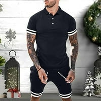 Muška golf majica i kratke hlače Postavite ljetne odjeće Modni casual kratkih rukava Polo odijelo za muškarce Shorts TrackSit set