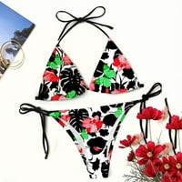 Ženski kupaći kostim sa kamencem za štampanje na plaži Bikini Split Bangeage zavoj za odmor žensko kupalište