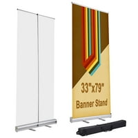 Instahibit 33 79 aluminijumski valjak za navlake za banner sadrže držač za promociju zaslona sa nosačem