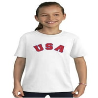 Sjedinjene Države Patriotic 4. jula Crewneck T majica Dječak Djevojka Teen Brisco Brands X