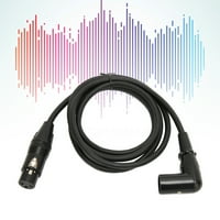 Desni kut mužjak do ženskog kabla, 4,9ft pin otporan na XLR desni kut muški do ženskog mikrofona kabela