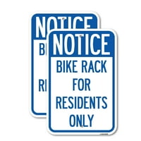 Obavijest potpisujte biciklistički nosač samo za stanovnike