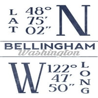 Bellingham, Washington, širina i dužina