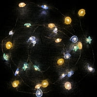 LED tamna natkrivena led okeana za bateriju Seahorse Starfish Conching String Svjetlosni dekor