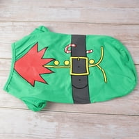 Božićno ELF dizajn za pse odjeća za paljenje štenad za odmor Kućica za kućne ljubimce - veličina