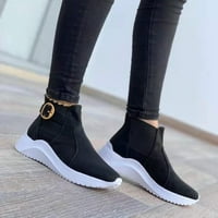 Boots ponude Juebong ženske zapadne cipele za kopče dame, casual cipele za gležnjeve retro klizanje