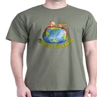 Cafepress - Zaštitite majicu Zemlje tamna majica - pamučna majica