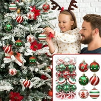 Dagobertnico Božićni ukrasi bombona, bombonski jars Božićno drvce Glitter Viseće dekocije Decoe božićno