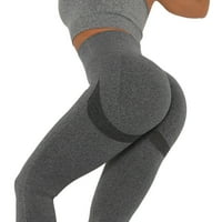 Joga hlače Ženske gamaše čvrstog stretch fitness visok struk boja pant