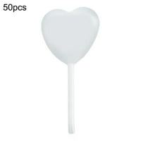 4ml mini stisak za pušanje Cupcakes Pipettes-Hearts, Okrugli oblik, Jednokratna plastična kapuljača