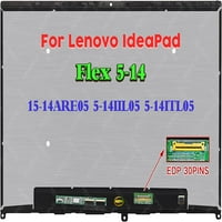 Zamjena ekrana 14.0 za Lenovo IdeaPad fle 5-14are 5-14itl 82DF 82HS 5D10S PINS IPS LCD LED digitalizator