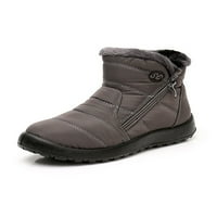 Lacyhop žene zimske termalne cipele snježne čizme patentne cipele s toplim cipelama čizme