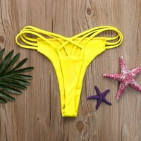 Roliyen Dno kupaćih kostimi za žene Dno kupaći kostim bikini kostimi Cheeky Thong v Plivene trupe za kupanje odijela za žene