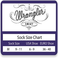 Wrangler Dame Zebra Boot Sock Par, ljubičasta, W 6-8