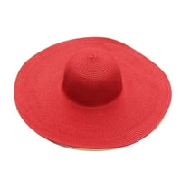 Wofedyo kape za žene Ljetni šeširi za žene široka bongracija žene slamne plaže šešir djevojčice sunčeva