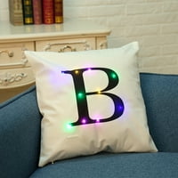 LED svjetlosno slovo Ispiši jastuk jastuk jastučni kaušanje