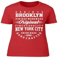 Brooklyn Vintage Radne odjeća Majica - Momentalna majica -Mage by Shutterstock, Ženska X-velika